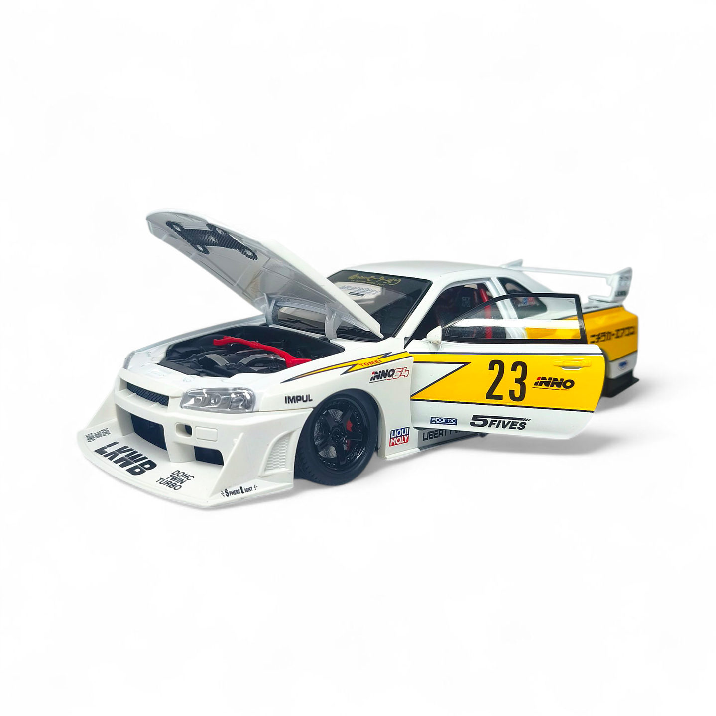 Nissan Skyline R34 Liberty Walk A Escala 1:24 4
