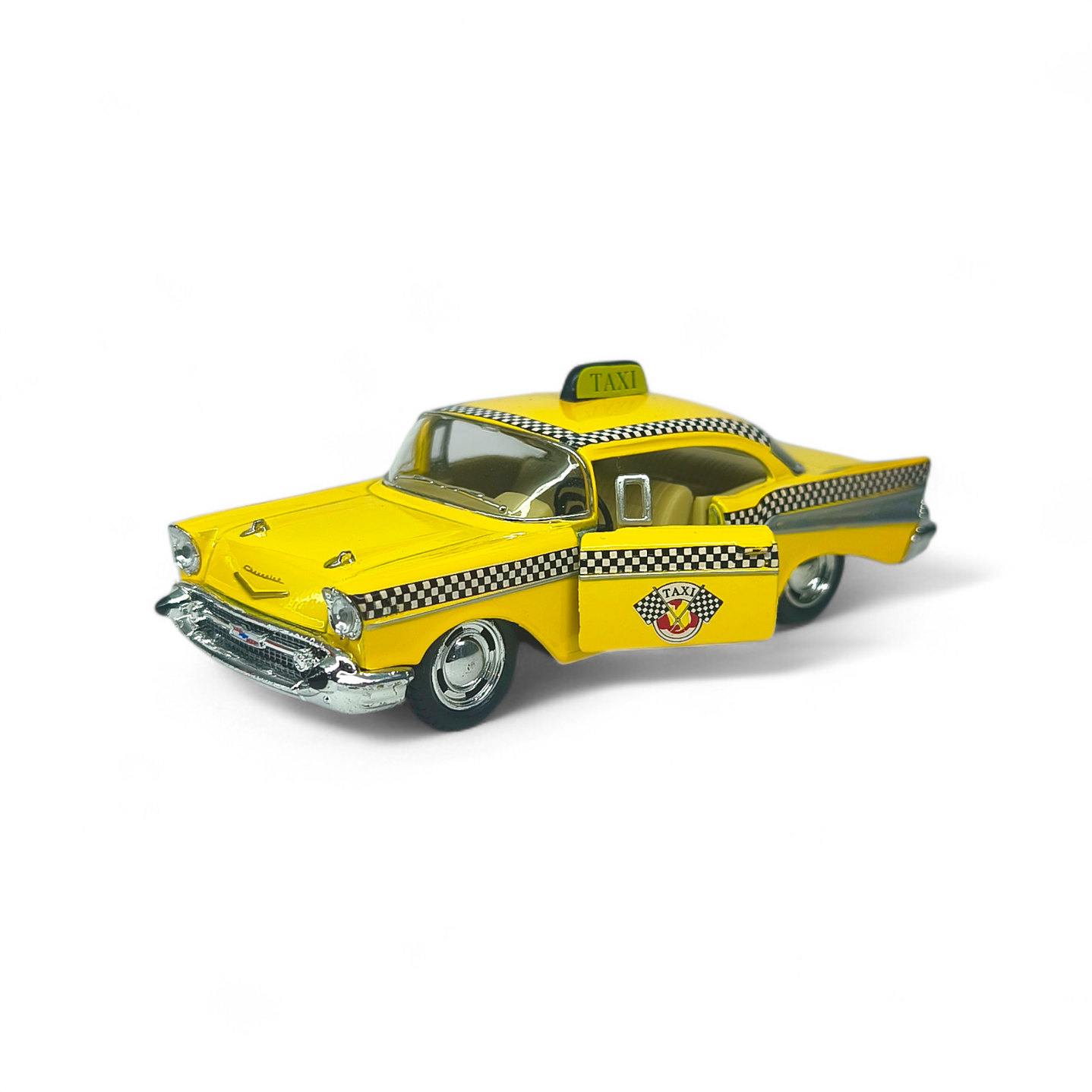 Taxi Chevrolet Bel Air 1957 A Escala 1:38 4