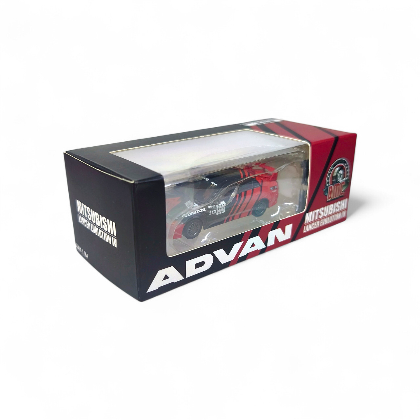 Mitsubishi Lancer Evolution A Escala 1:64 con Cambio De Llantas 4