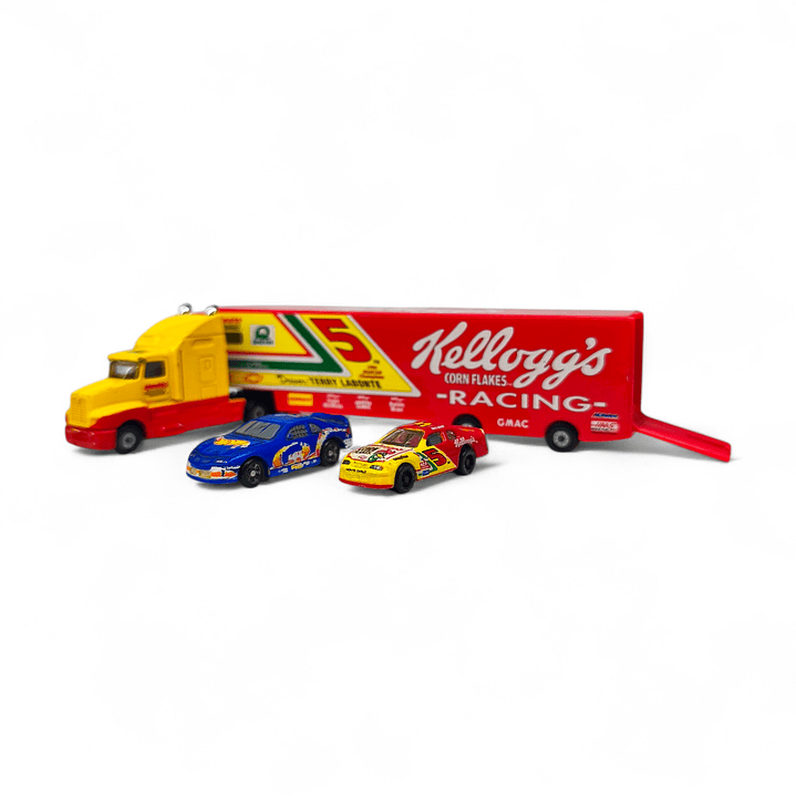 Camion Nascar A Escala 1:87 Con Carros Nascar (Usado) 3