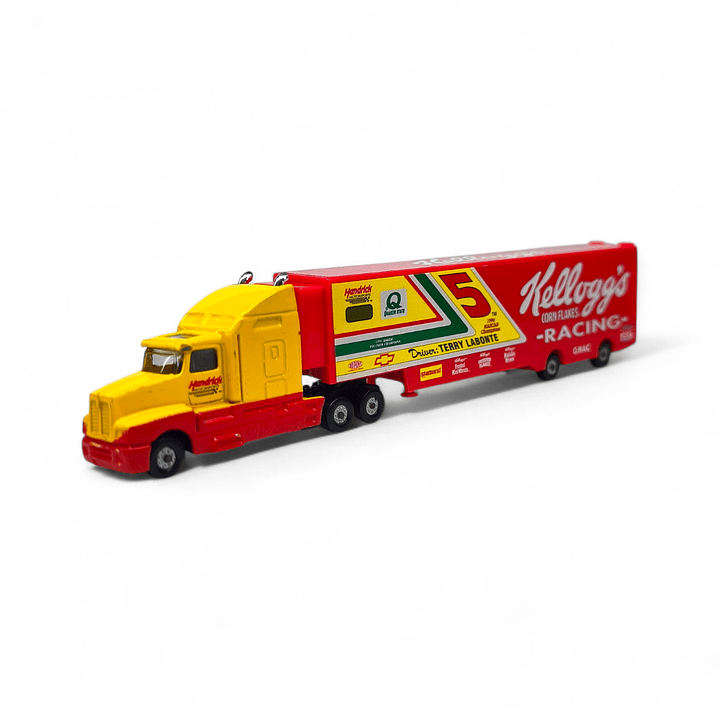 Camion Nascar A Escala 1:87 Con Carros Nascar (Usado) 7