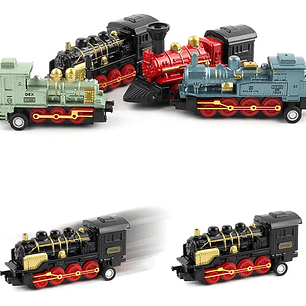 Tren Clasico De Carga Y Pasajeros A Escala de Cuerda