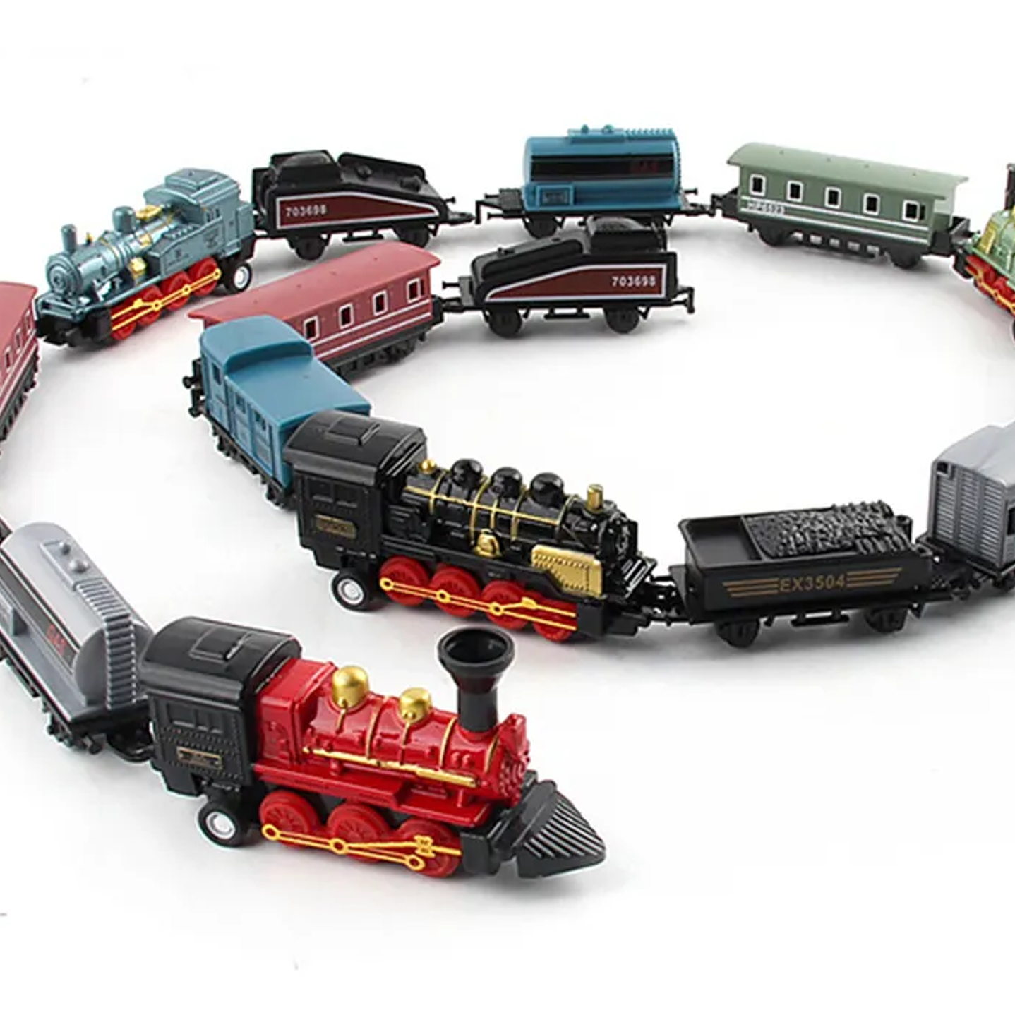 Tren Clasico De Carga Y Pasajeros A Escala de Cuerda 2