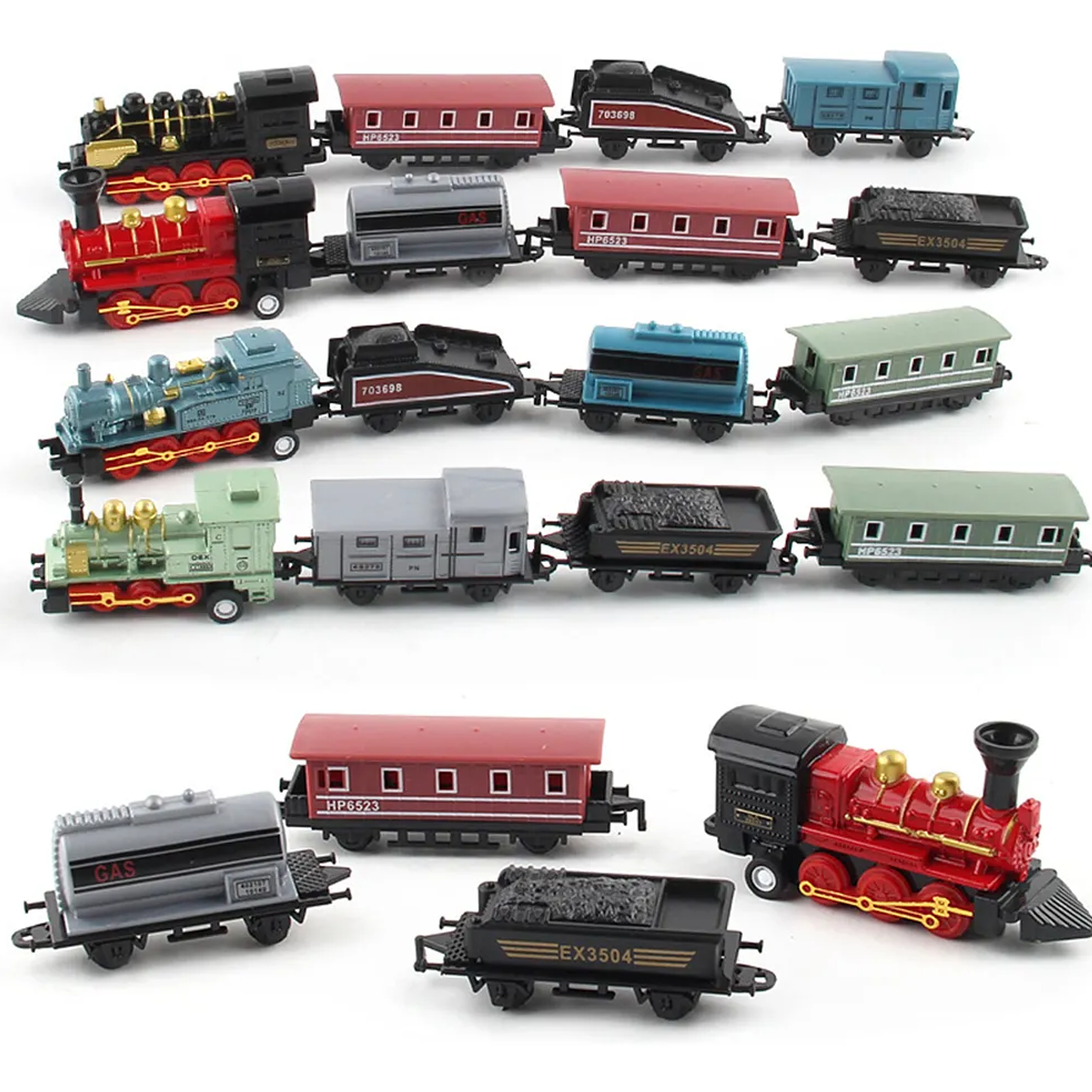 Tren Clasico De Carga Y Pasajeros A Escala de Cuerda 5