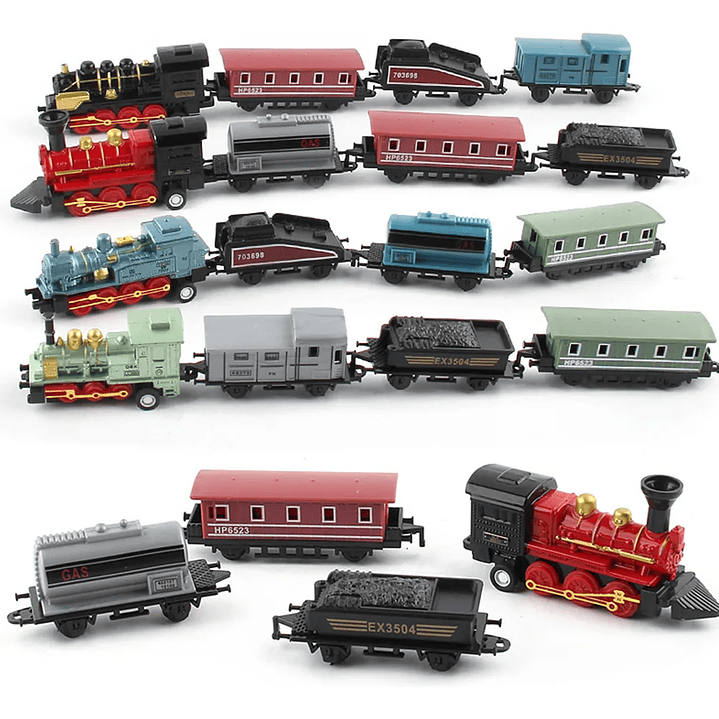 Tren Clasico De Carga Y Pasajeros A Escala de Cuerda 5