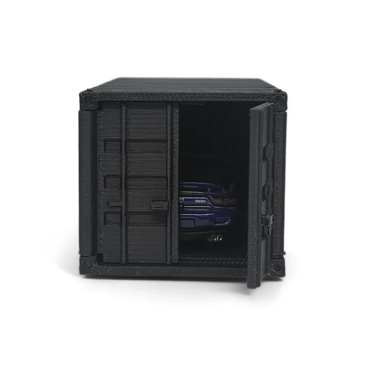 Container Para Carros A Escala 1:64 3