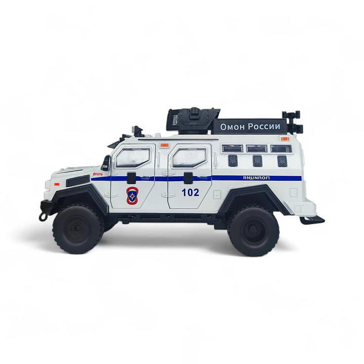 Camion Blindado De La Policia A Escala 1:24 2
