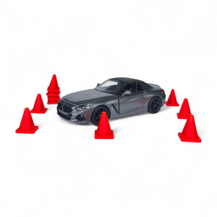 Pack X 10 Conos Para Carros A Escala 1