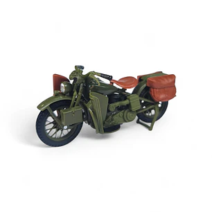 Harley Davidson 1942 Flatbed A Escala 1:18