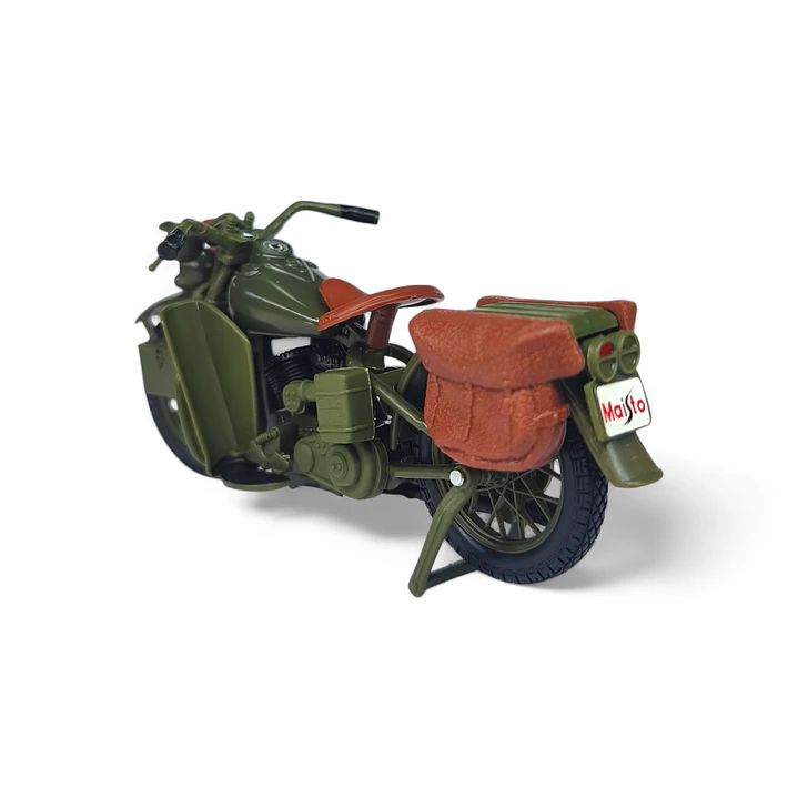 Harley Davidson 1942 Flatbed A Escala 1:18 3