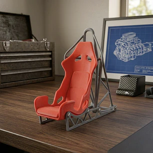 Soporte Para Celular En Forma De Silla De Carreras