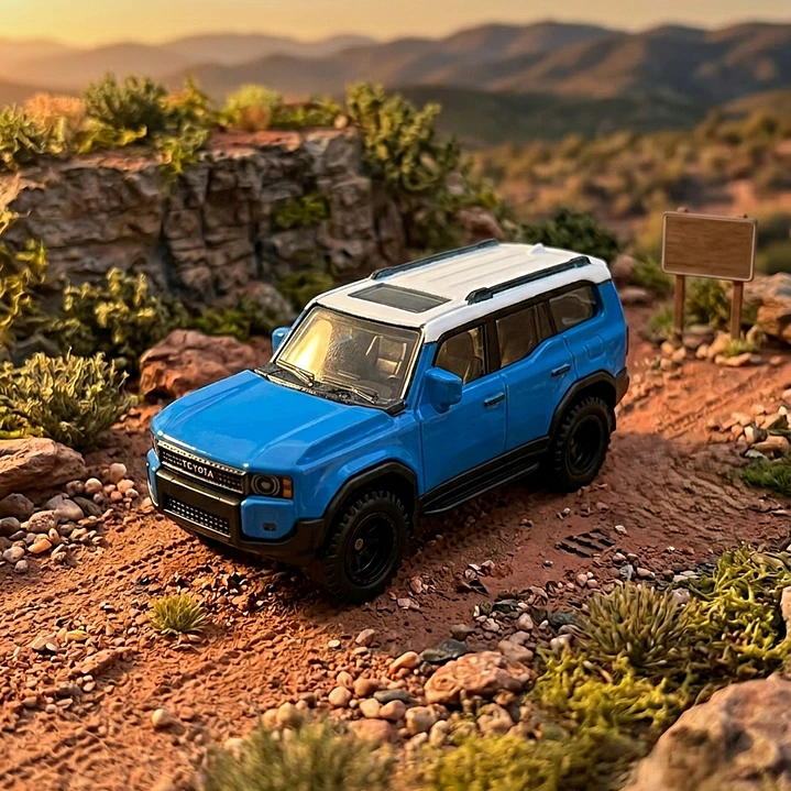 Toyota Land Cruiser 2024 A Escala 1:64 1