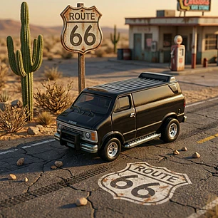 Dodge Ram Van 1979 A Escala 1:64