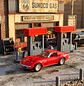 Diorama De Gasolinera A Escala 1:64 - Miniatura 1