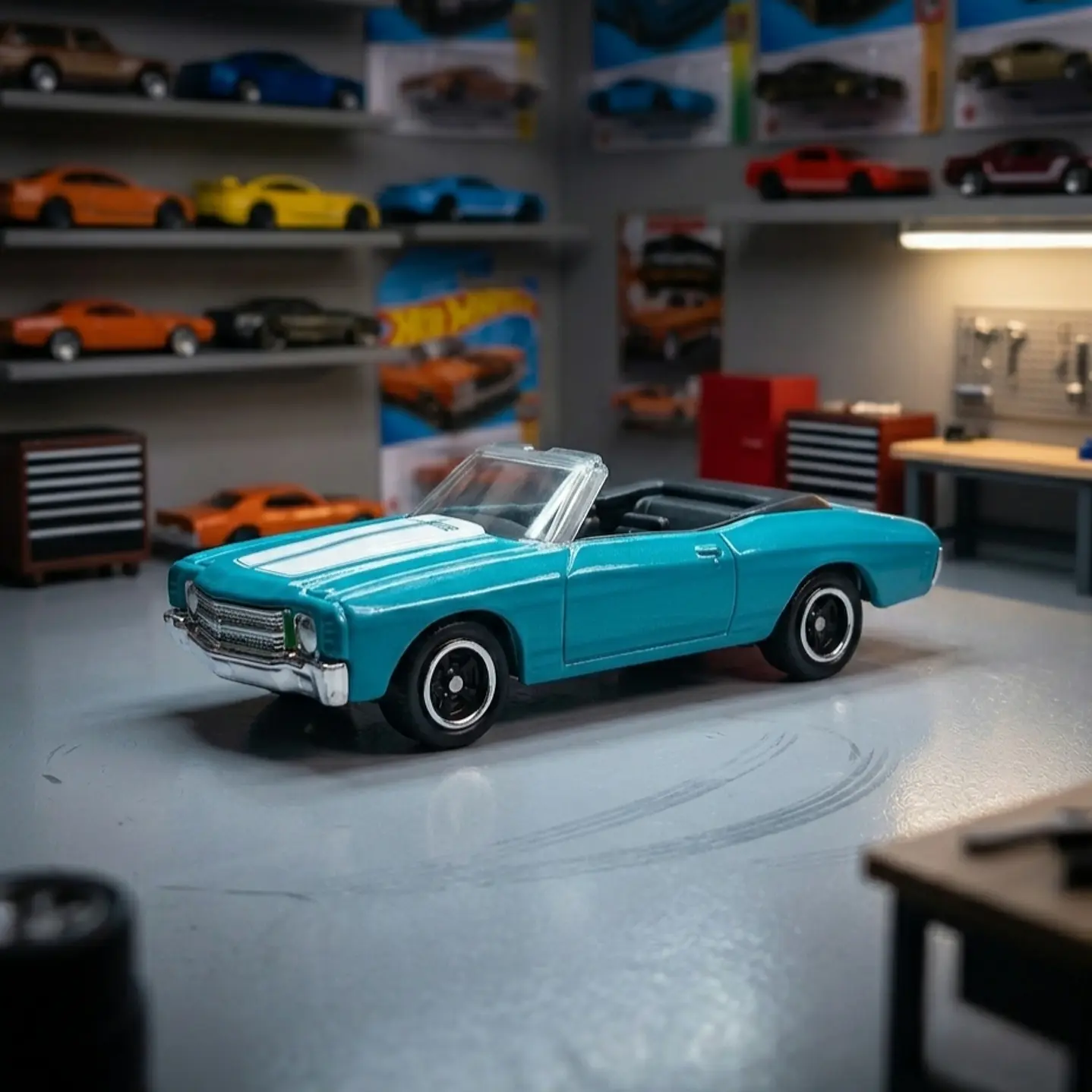 Chevy Chevelle 1971 A Escala 1:64 1