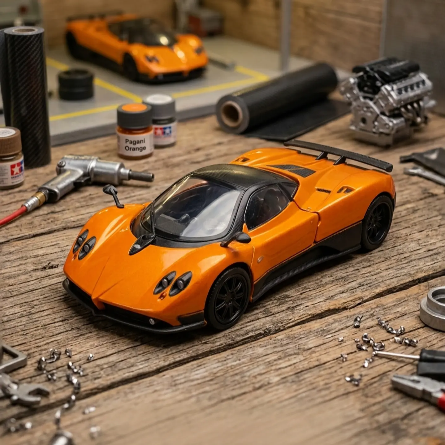 Pagani Zonda F C12 A Escala 1:24 1