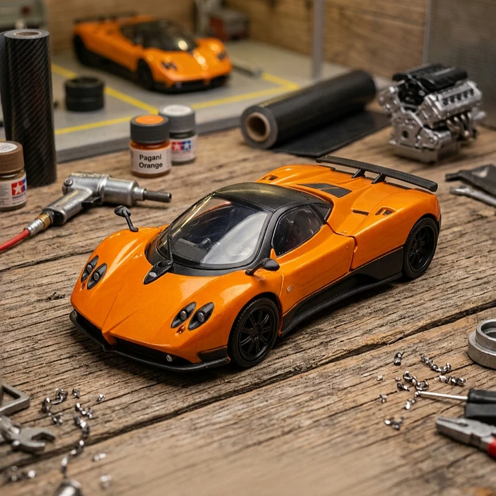 Pagani Zonda F C12 A Escala 1:24 1