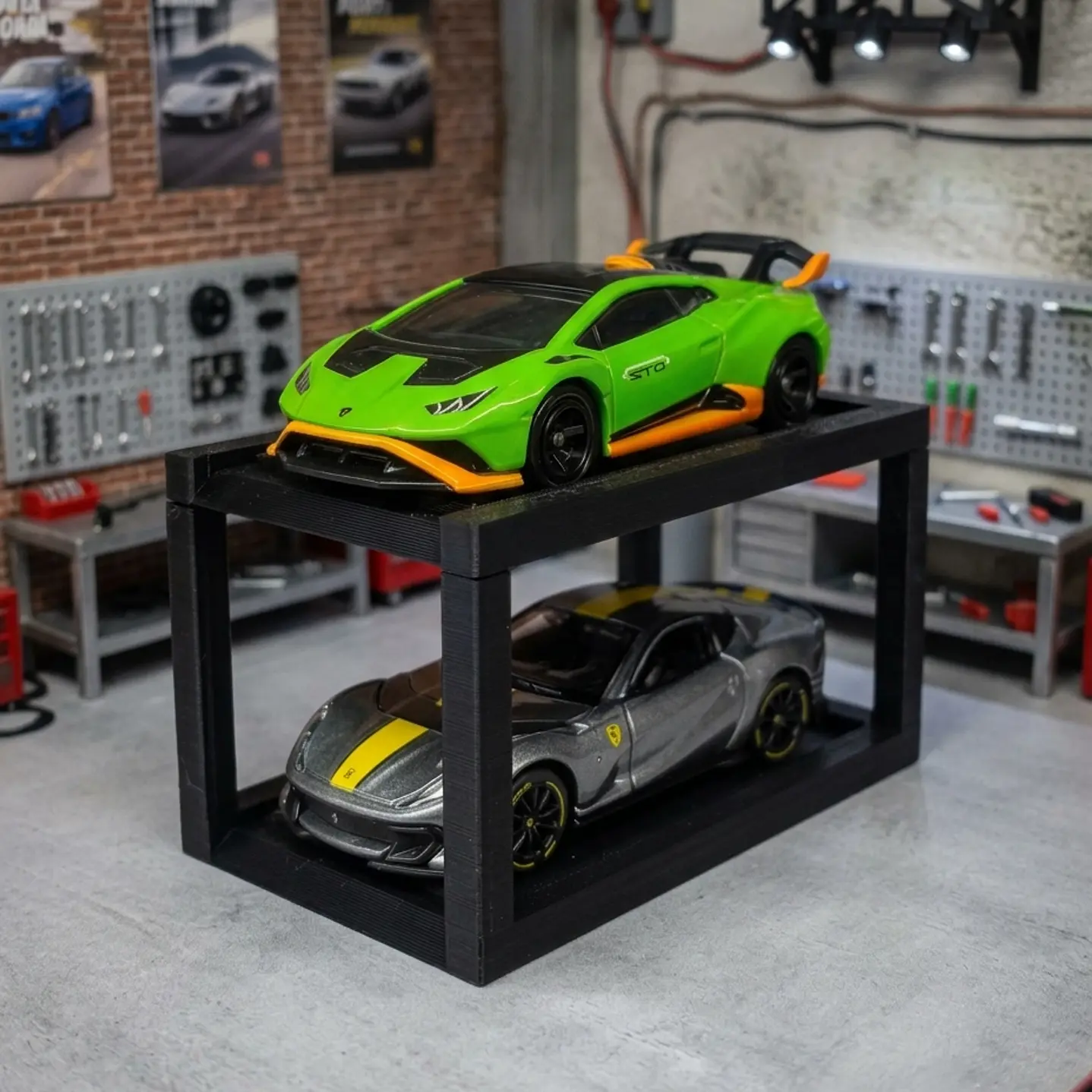 Elevador Para Carros a Escala 1:64 1