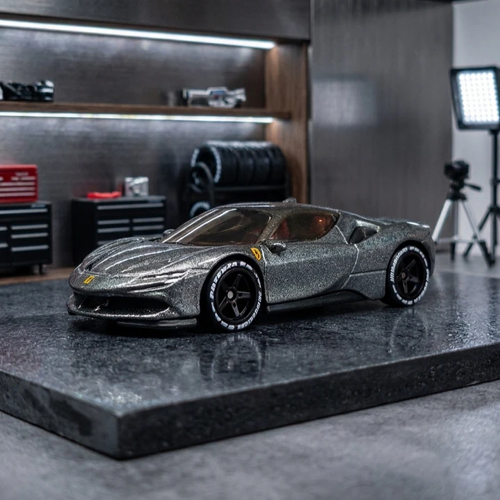 Ferrari SF90 Stralade Custom A Escala 1:64 1
