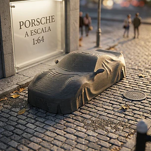 Porsche 911 En Pijama A Escala 1:64