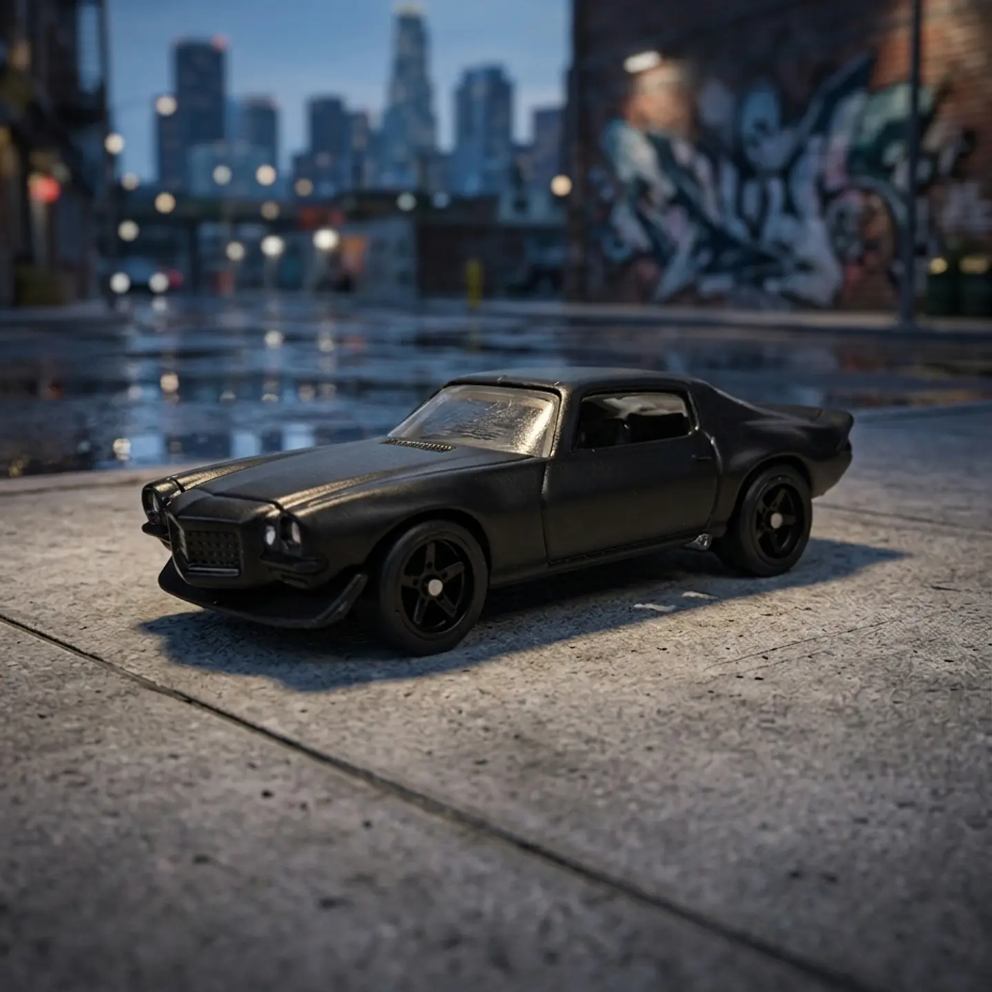 Chevrolet Camaro 1970 Custom A Escala 1:64 1