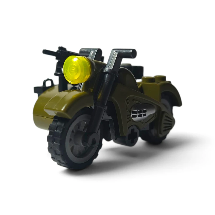 Moto De Guerra Para Armar Bloques 18 Piezas 2