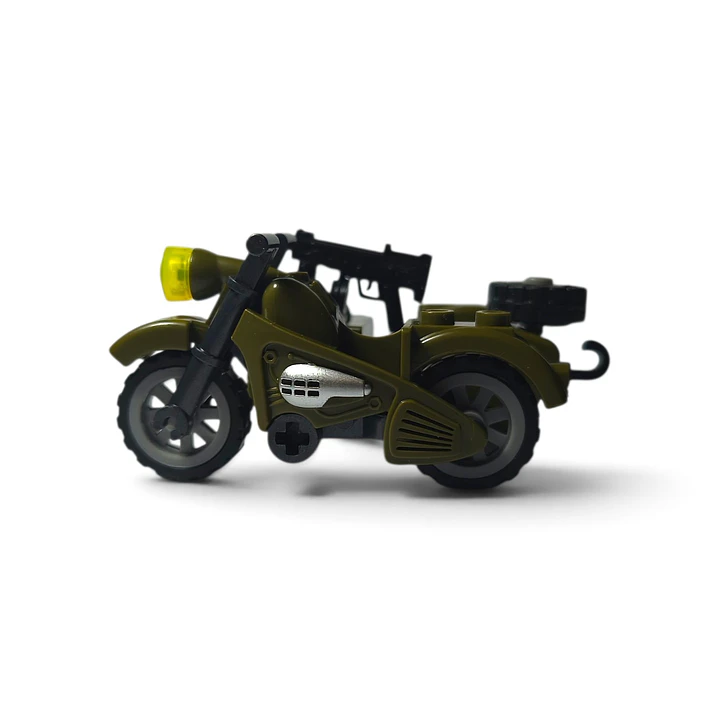 Moto De Guerra Para Armar Bloques 18 Piezas 3