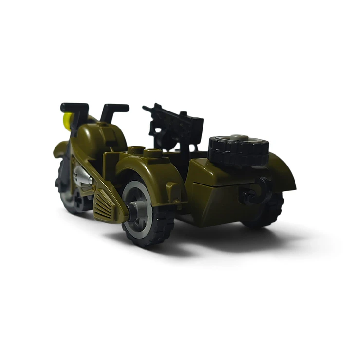 Moto De Guerra Para Armar Bloques 18 Piezas 4