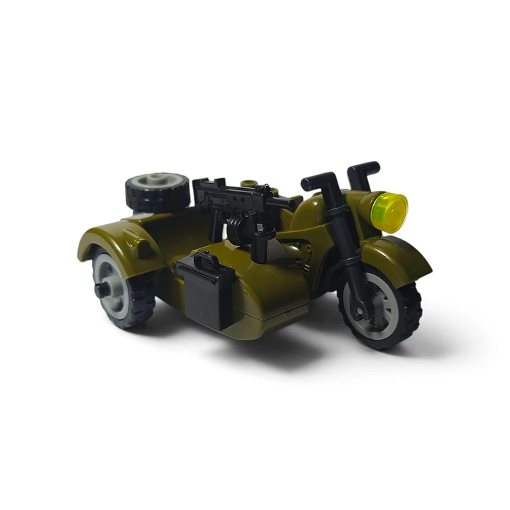 Moto De Guerra Para Armar Bloques 18 Piezas 5