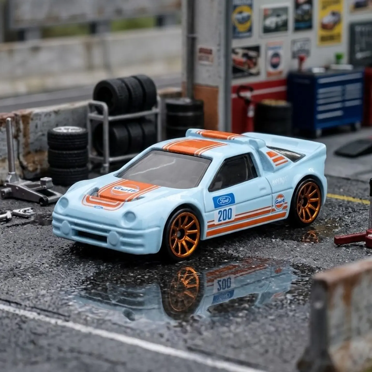 Ford RS200 A Escala 1:64 1