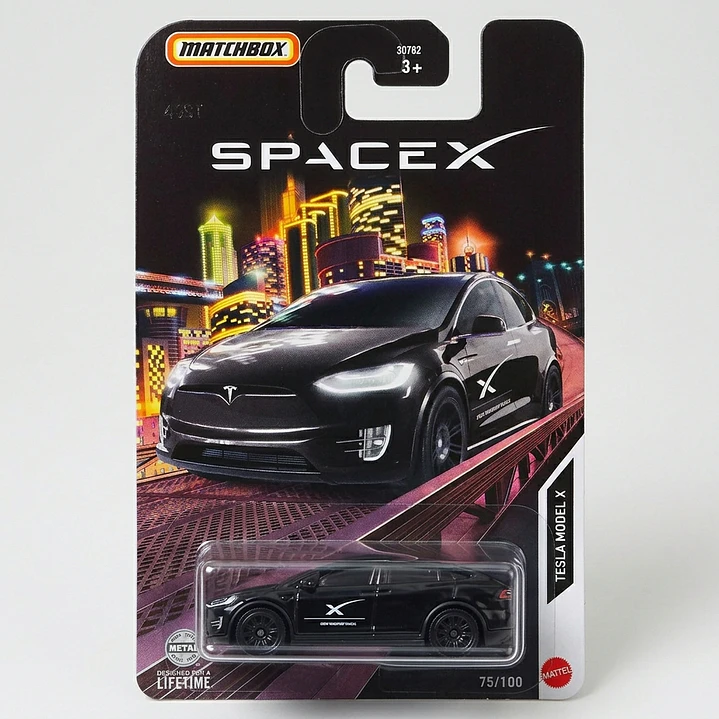 Tesla Model X Space X A Escala 1:64 3