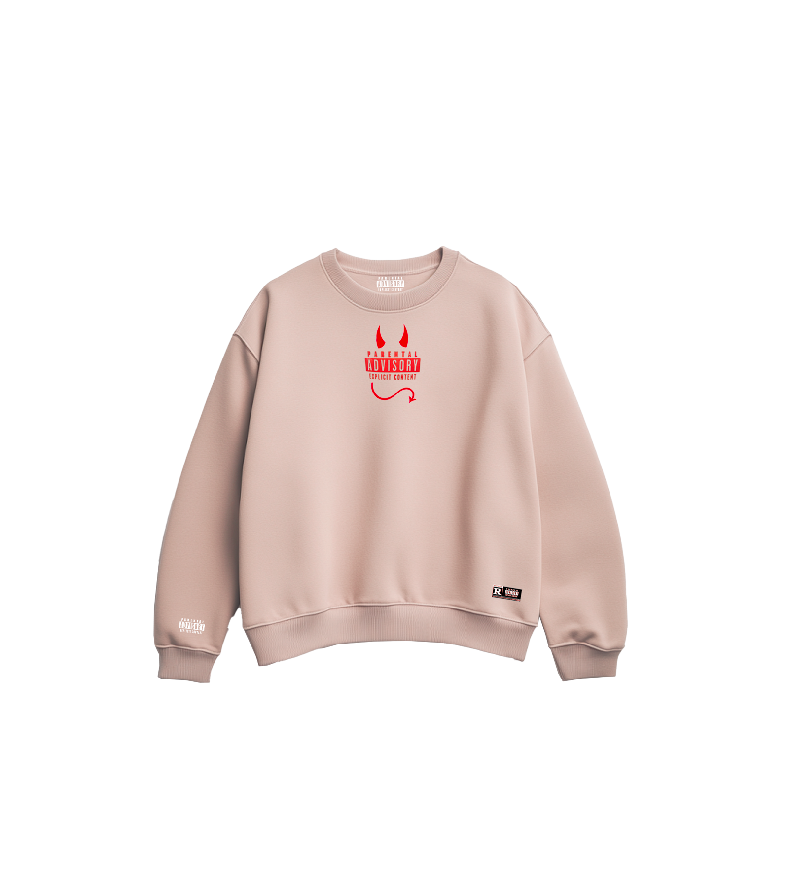 Polerón Crewneck Regular Parental Advisory® Hell Advisory