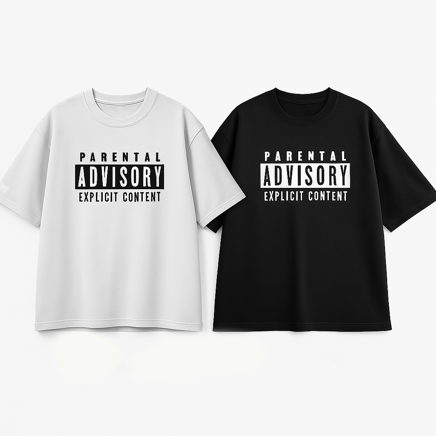 Pack dúo original black & white parental advisory 2