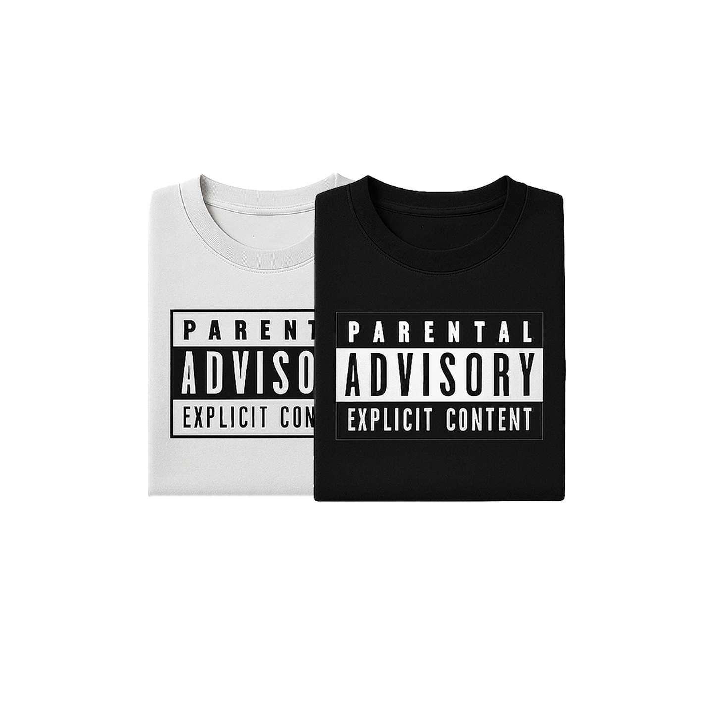 Pack dúo original black & white parental advisory 1