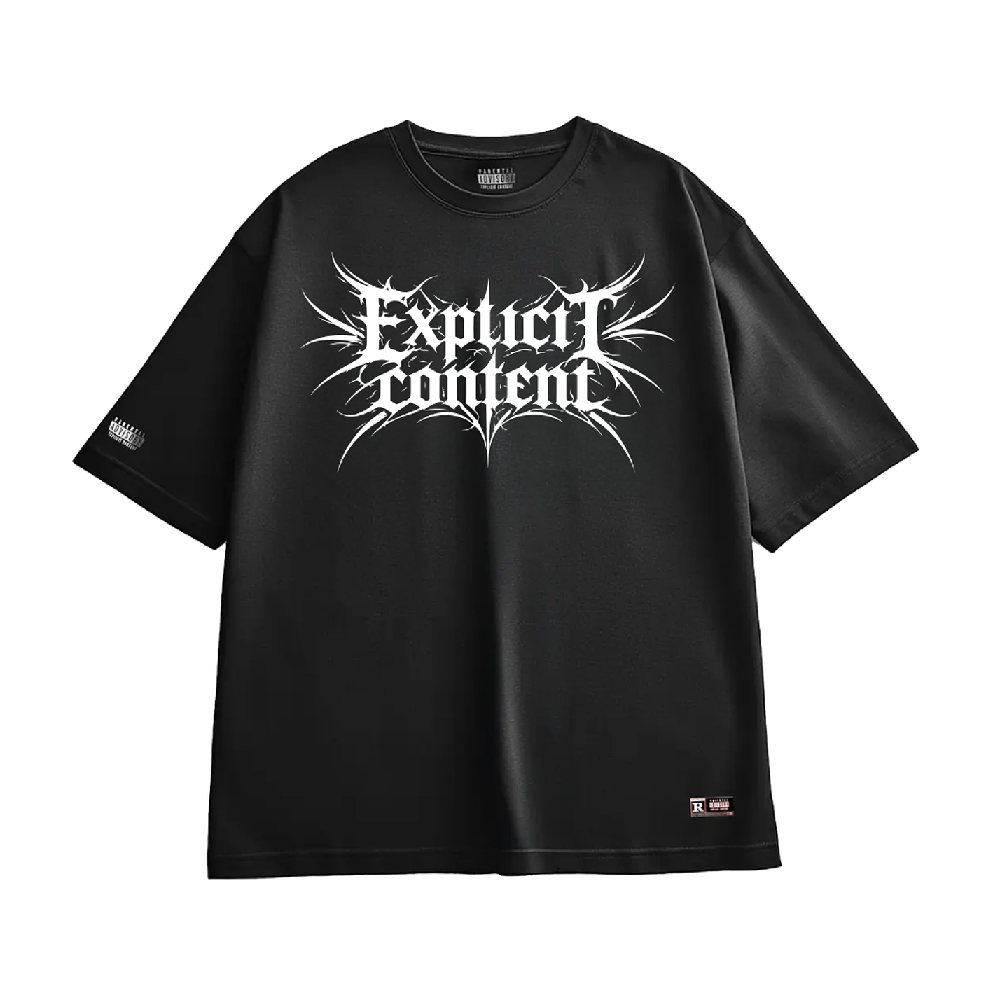 Polera Parental Advisory® Blackletter 1