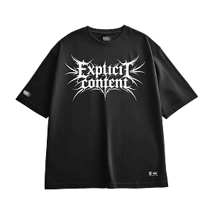 Polera Parental Advisory® Blackletter