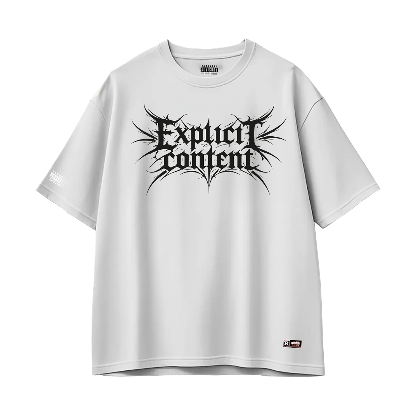 Polera Parental Advisory® Blackletter 2