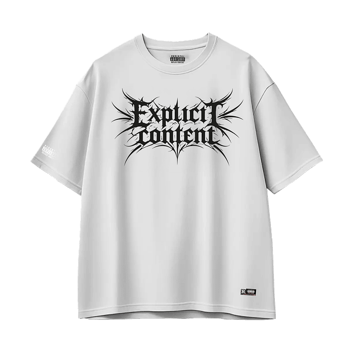 Polera Parental Advisory® Blackletter 2