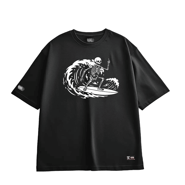 Polera Parental Advisory® Surf Skully 2