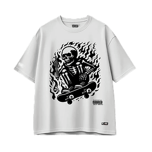 Polera Parental Advisory® SkateSkully