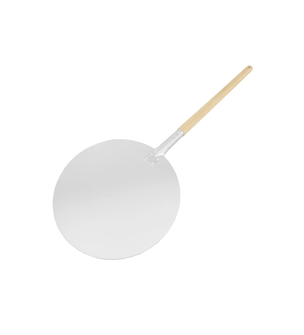 PALA CIRCULAR PARA PIZZA 30 CM - MANGO MADERA