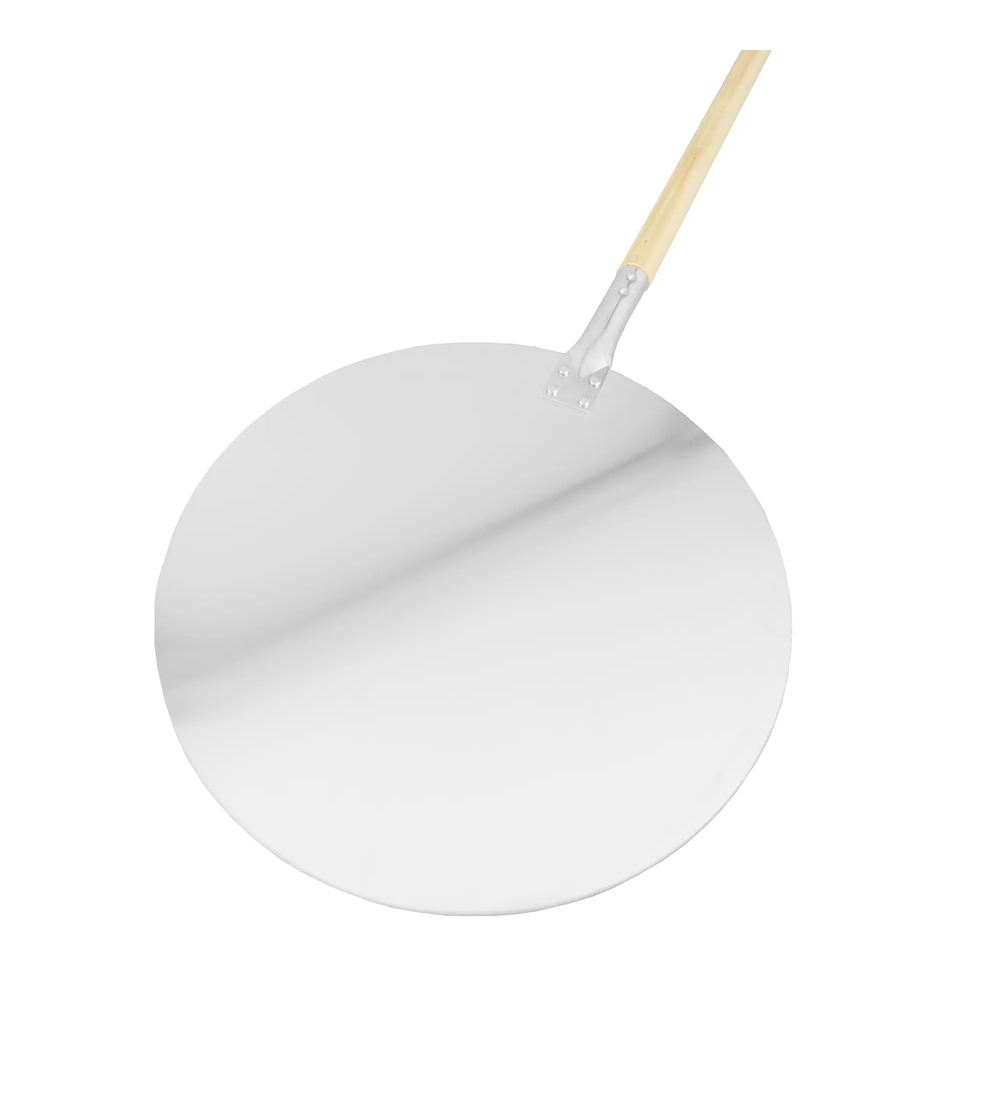 PALA CIRCULAR PARA PIZZA 35 CM - MANGO MADERA