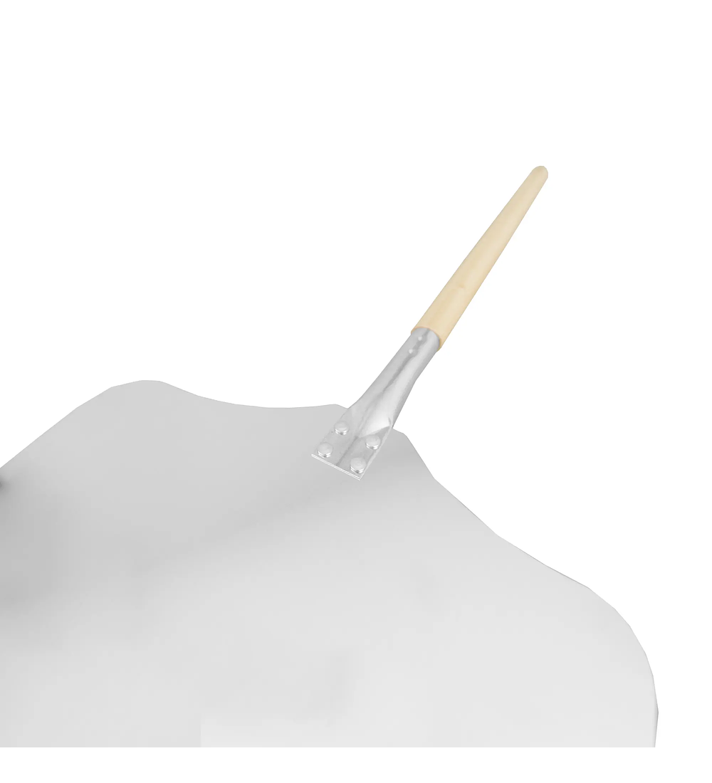 PALA CUADRADA PARA PIZZA 35X40 CM - MANGO MADERA