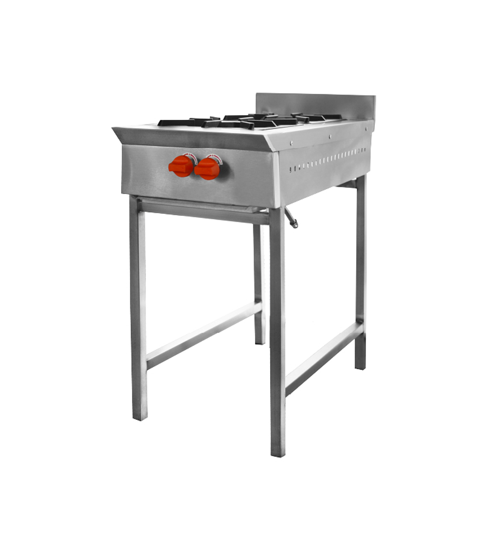 ANAFE INOXIDABLE 2 QUEMADORES