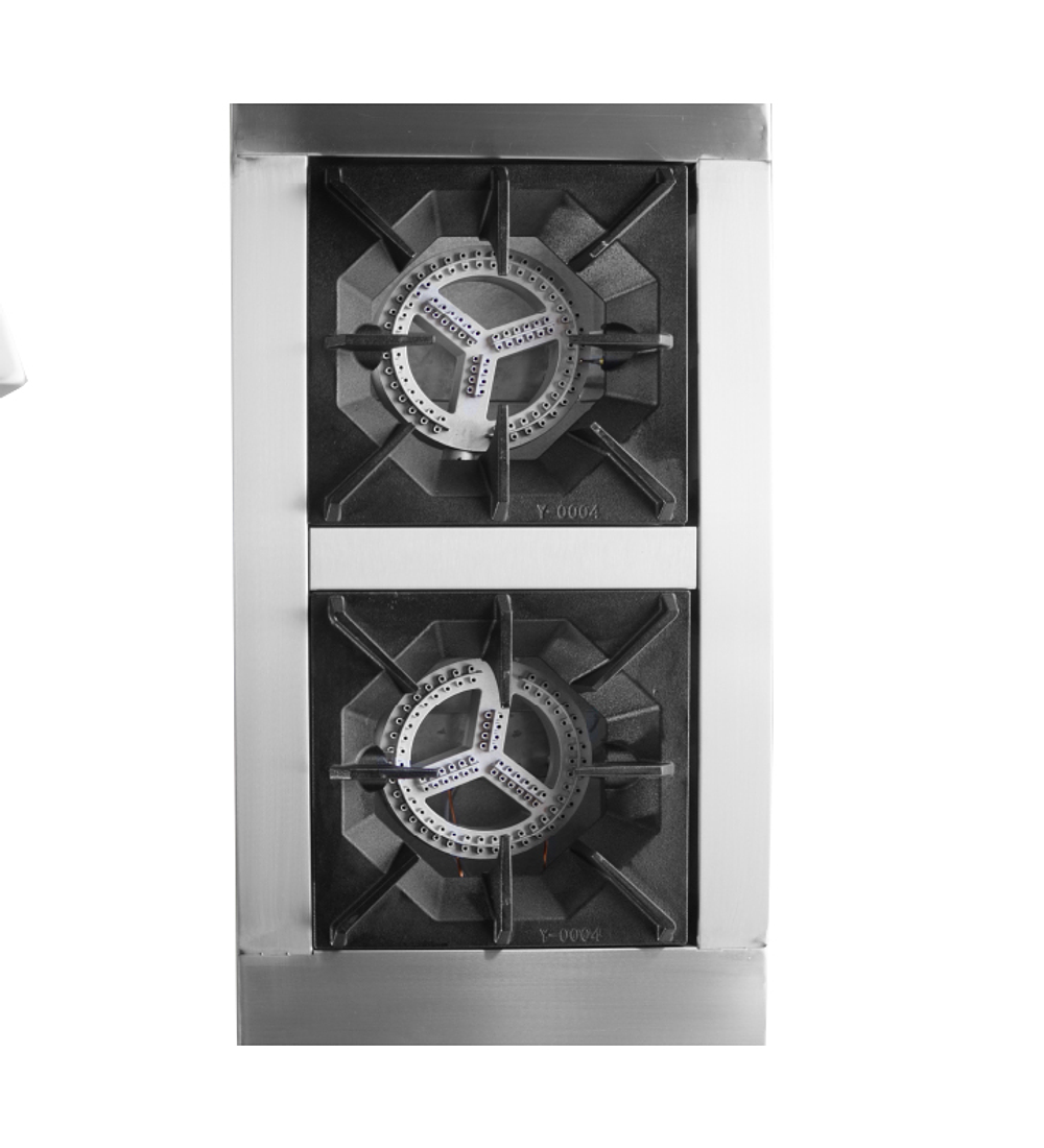 ANAFE INOXIDABLE 2 QUEMADORES