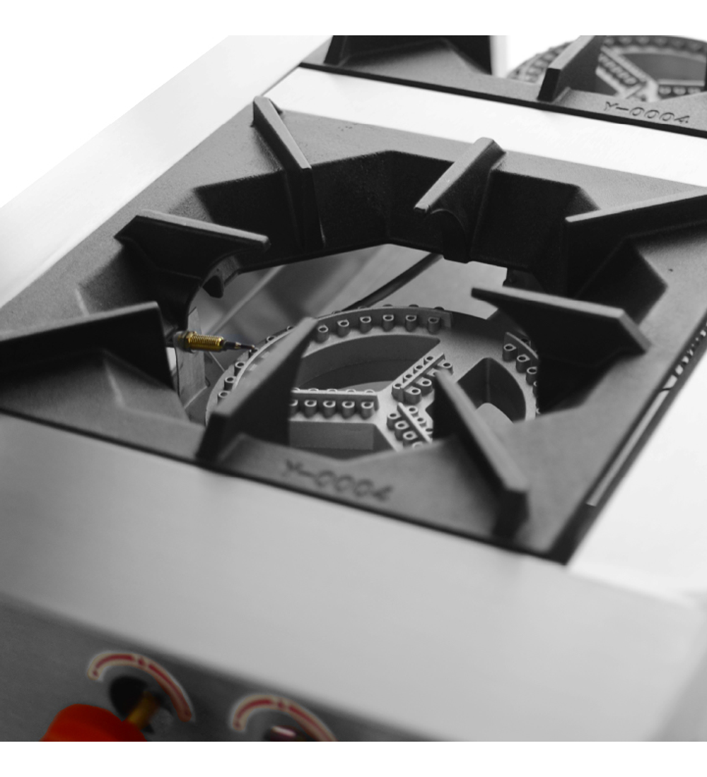 ANAFE INOXIDABLE 2 QUEMADORES