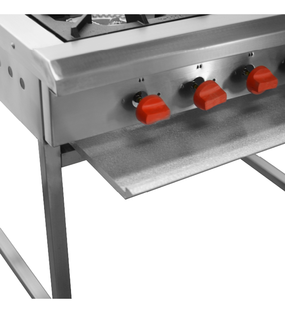 ANAFE INOXIDABLE 4 QUEMADORES