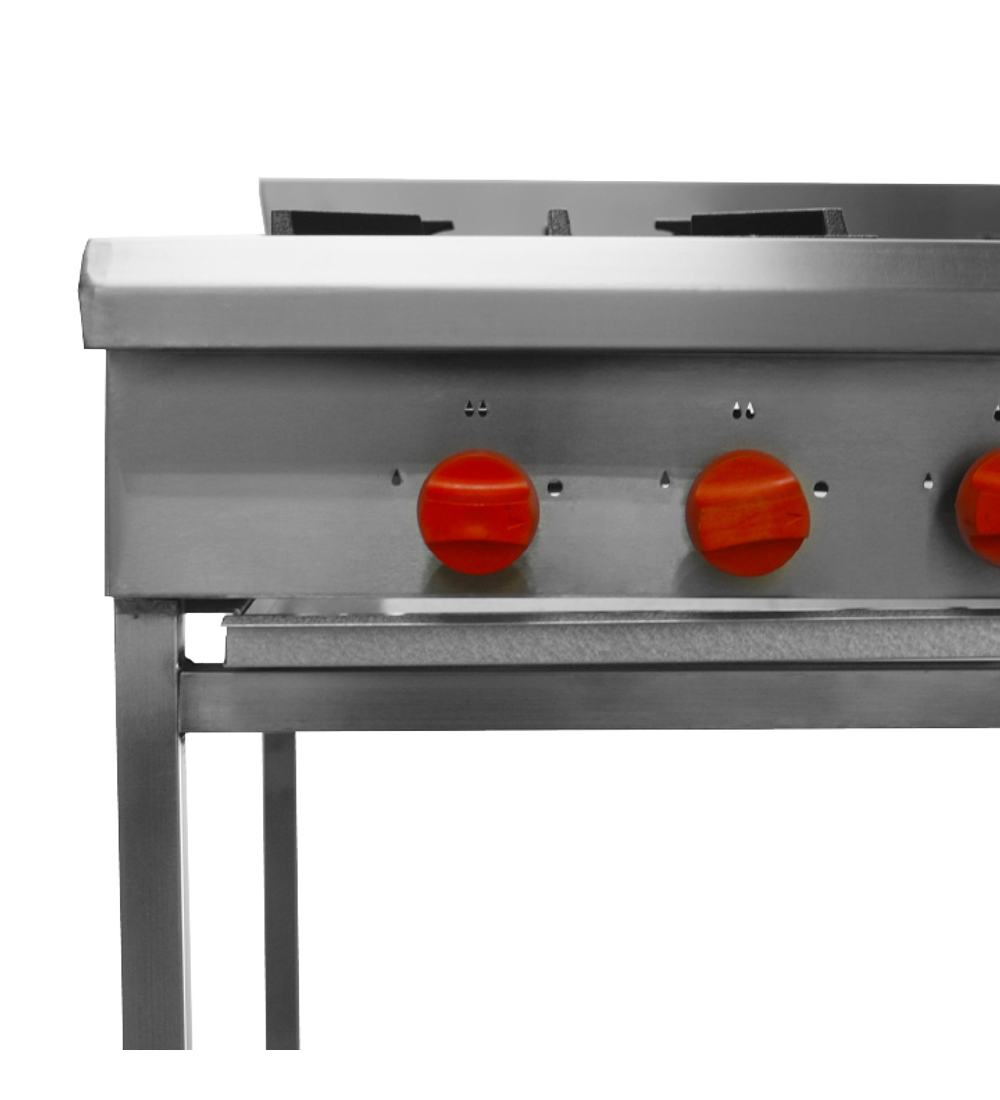 ANAFE INOXIDABLE 4 QUEMADORES