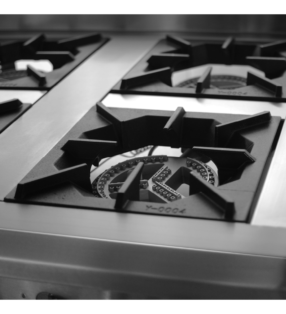 ANAFE INOXIDABLE 4 QUEMADORES