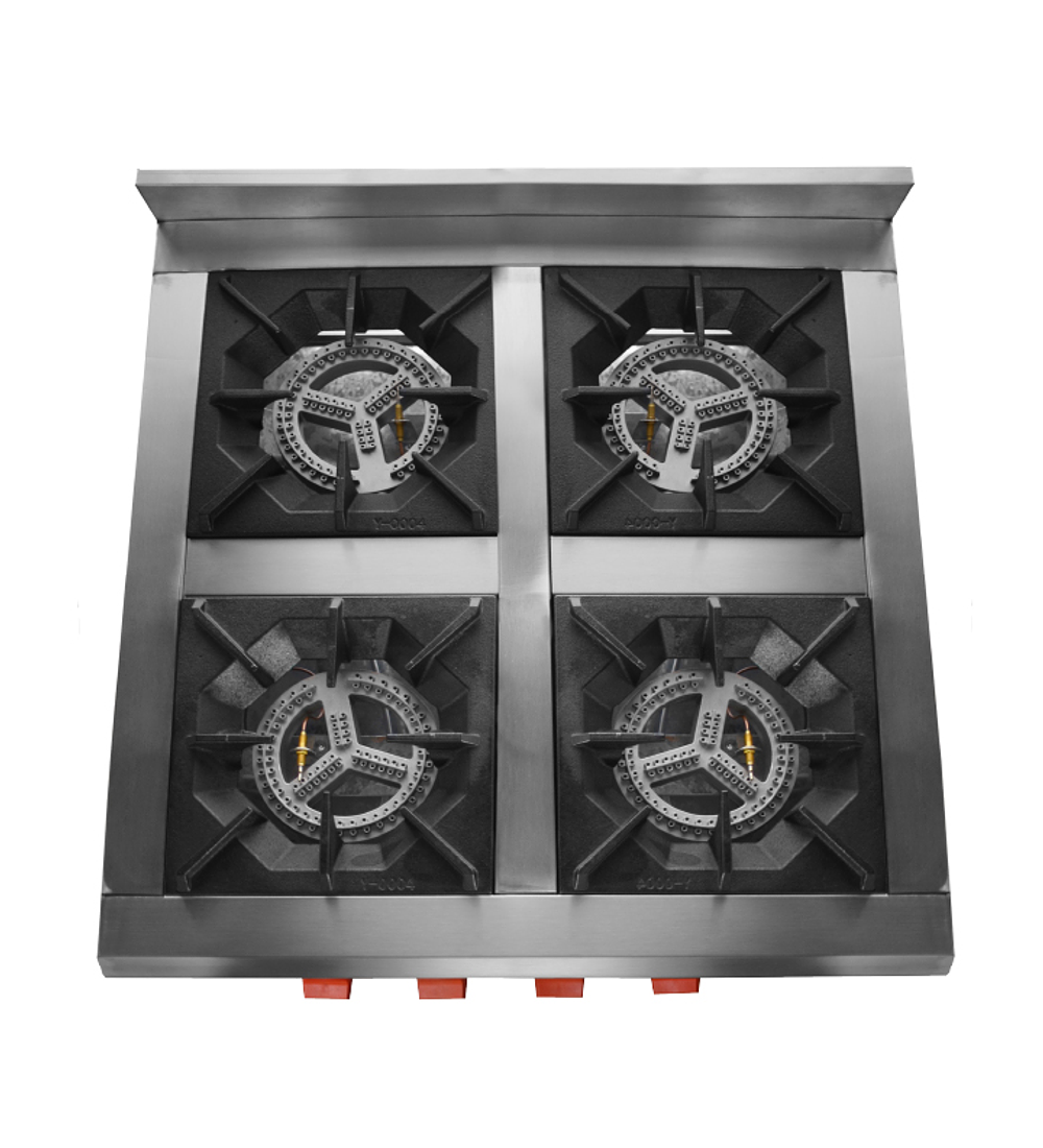 ANAFE INOXIDABLE 4 QUEMADORES